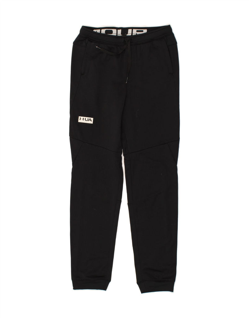 UNDER ARMOUR Boys Tracksuit Trousers Joggers 11-12 Years Large Black | Vintage Under Armour | Thrift | Second-Hand Under Armour | Used Clothing | Messina Hembry 