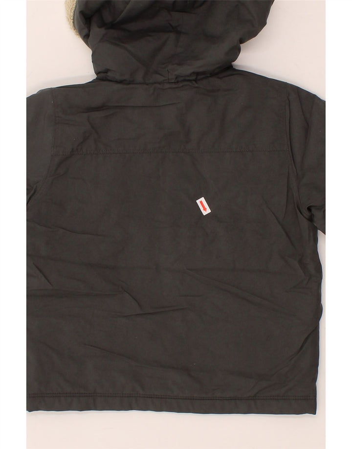 PUMA Baby Boys Hooded Sherpa Jacket 12-18 Months Black Polyester Vintage Puma and Second-Hand Puma from Messina Hembry 