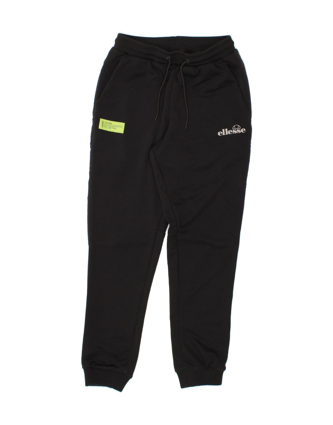 ELLESSE Mens Graphic Tracksuit Trousers Joggers XS  Black Vintage Ellesse and Second-Hand Ellesse from Messina Hembry 