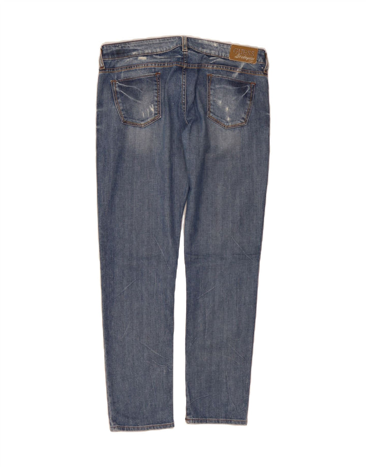 GUESS Womens Skinny Jeans W30 L30 Blue Cotton Vintage Guess and Second-Hand Guess from Messina Hembry 