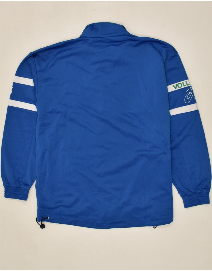 ASICS Mens Tracksuit Top Jacket XL Blue Colourblock Polyester | Vintage Asics | Thrift | Second-Hand Asics | Used Clothing | Messina Hembry 