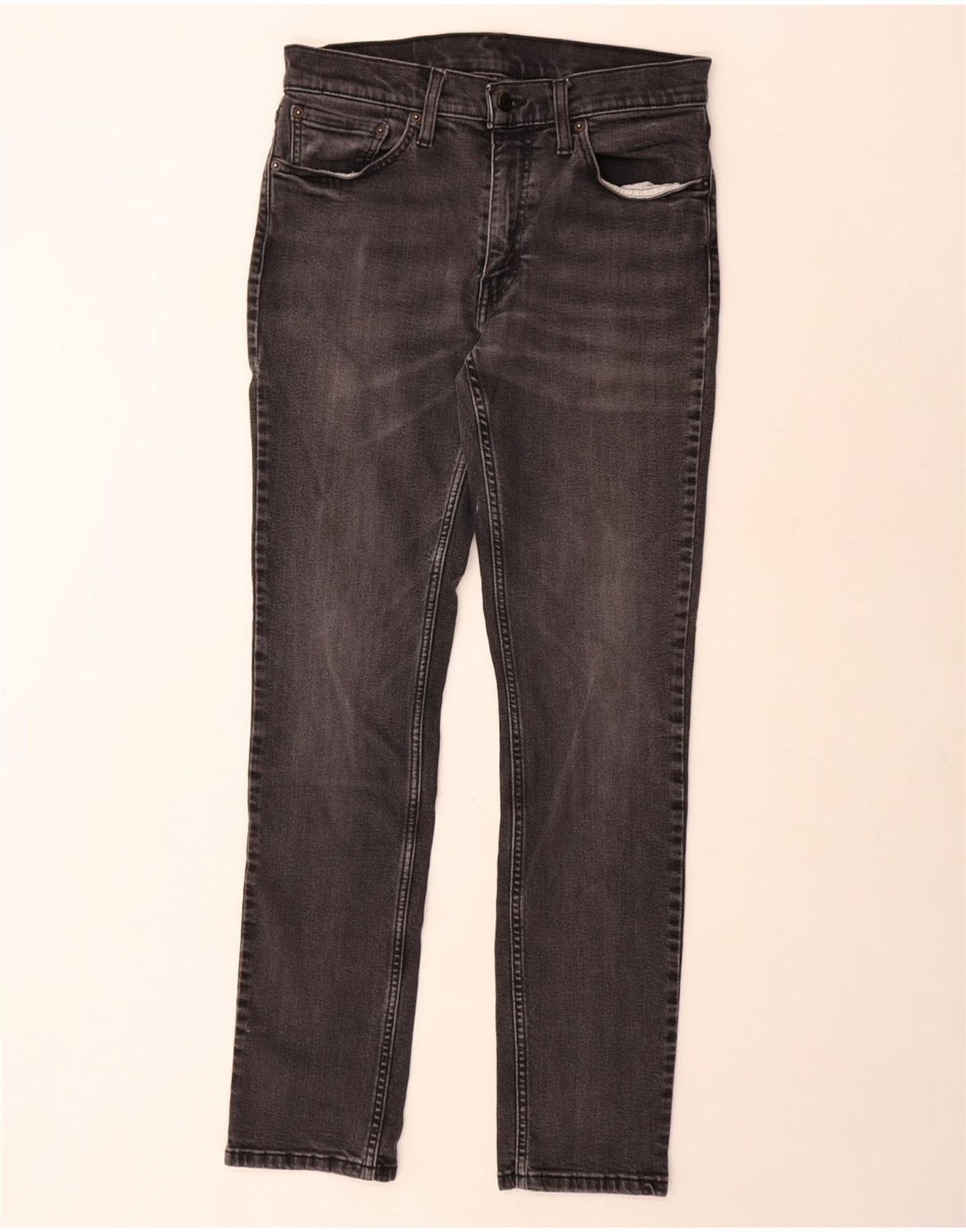 LEVI'S Mens 511 Slim Jeans W32 L32 Grey Cotton