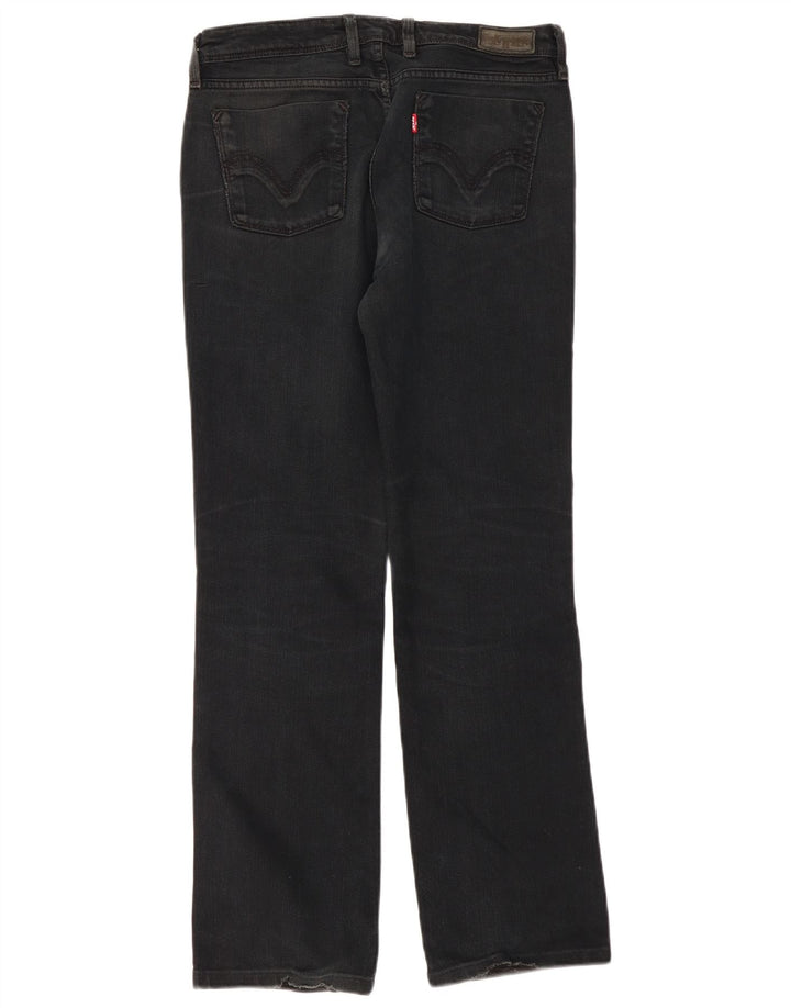 Levi's Womens 627 Straight Jeans W32 L31 Black