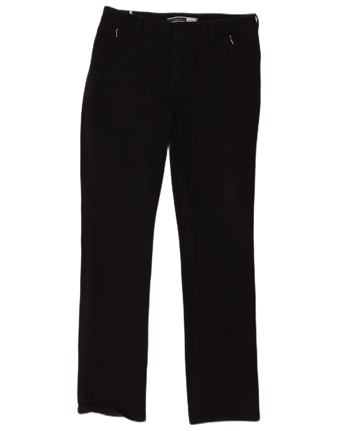 Sportmax Womens Straight Jeans W30 L32 Black Cotton