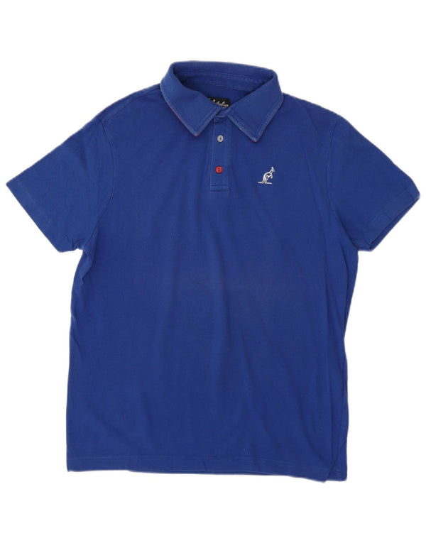 AUSTRALIAN L'ALPINA Mens Polo Shirt Medium Blue Cotton