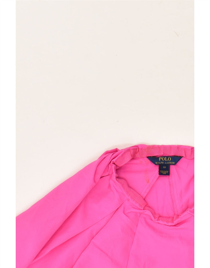 POLO RALPH LAUREN Girls A-Line Skirt 5-6 Years W20  Pink Polyester | Vintage Polo Ralph Lauren | Thrift | Second-Hand Polo Ralph Lauren | Used Clothing | Messina Hembry 