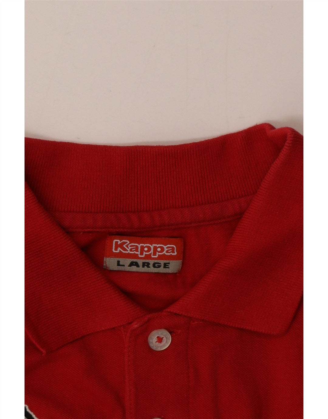 Kappa Mens Polo Shirt Large Red