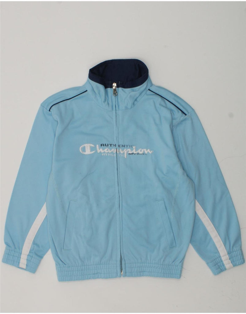 CHAMPION Boys Graphic Tracksuit Top Jacket 3-4 Years 2XS Blue | Vintage Champion | Thrift | Second-Hand Champion | Used Clothing | Messina Hembry 