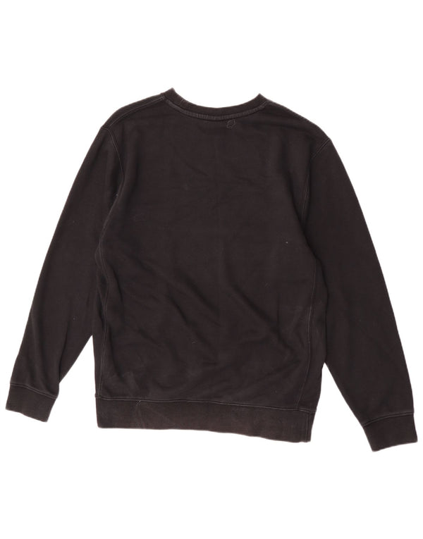 Nike Mens Sweatshirt Jumper Small Black Cotton Sports