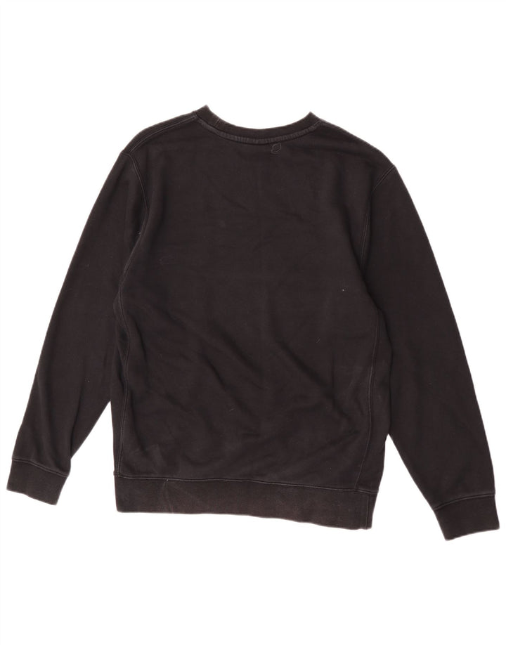 Nike Mens Sweatshirt Jumper Small Black Cotton Sports