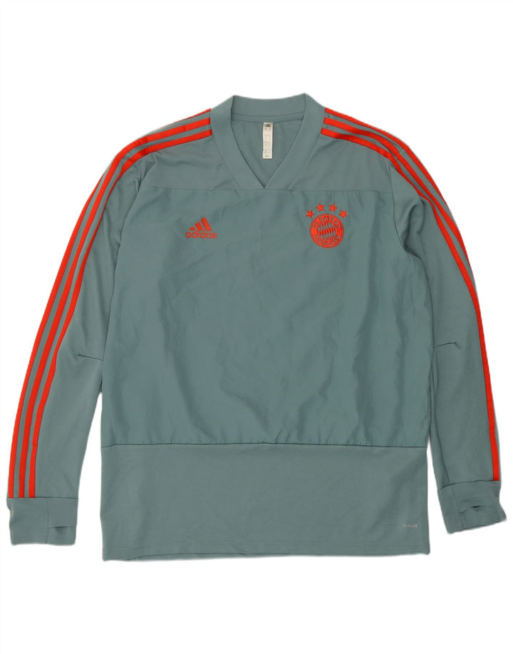 Adidas Mens FC Bayern Munchen Pullover Tracksuit Top XL Green Polyester