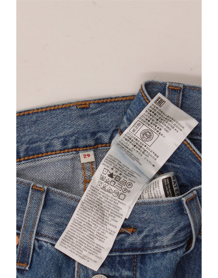Levi's Womens Denim Skirt W29 Medium Blue Cotton