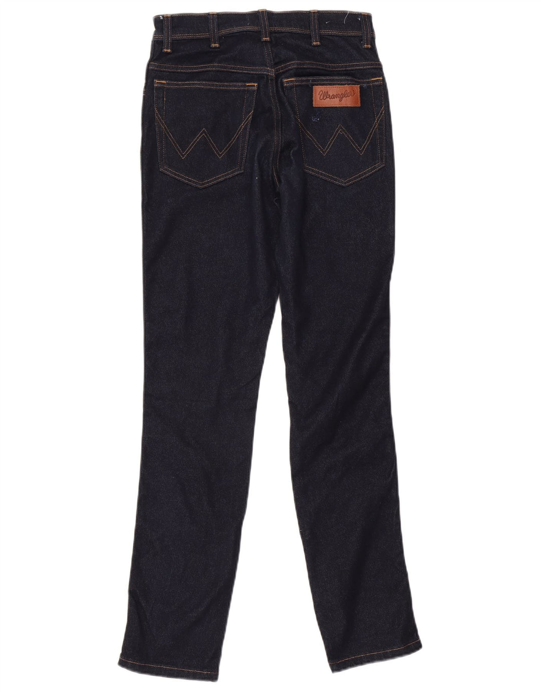 Wrangler Womens Texas Slim Jeans W29 L32 Navy Blue Cotton