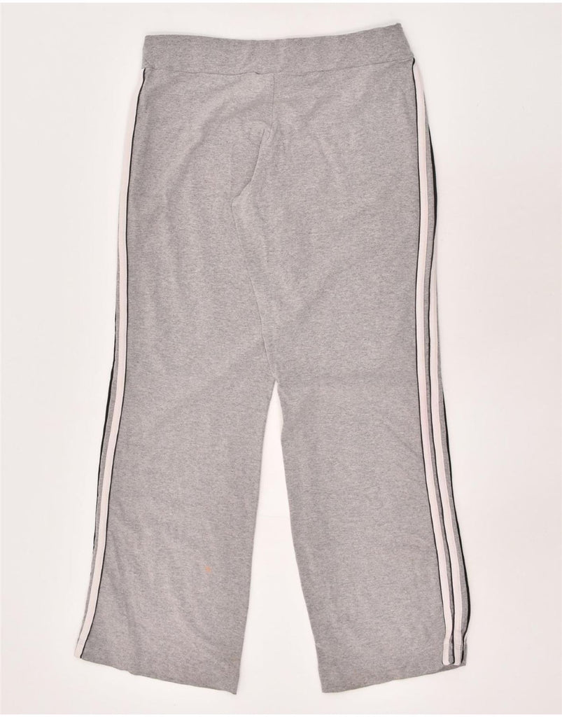 ADIDAS Womens Tracksuit Trousers UK 16 Large  Grey Cotton | Vintage Adidas | Thrift | Second-Hand Adidas | Used Clothing | Messina Hembry 