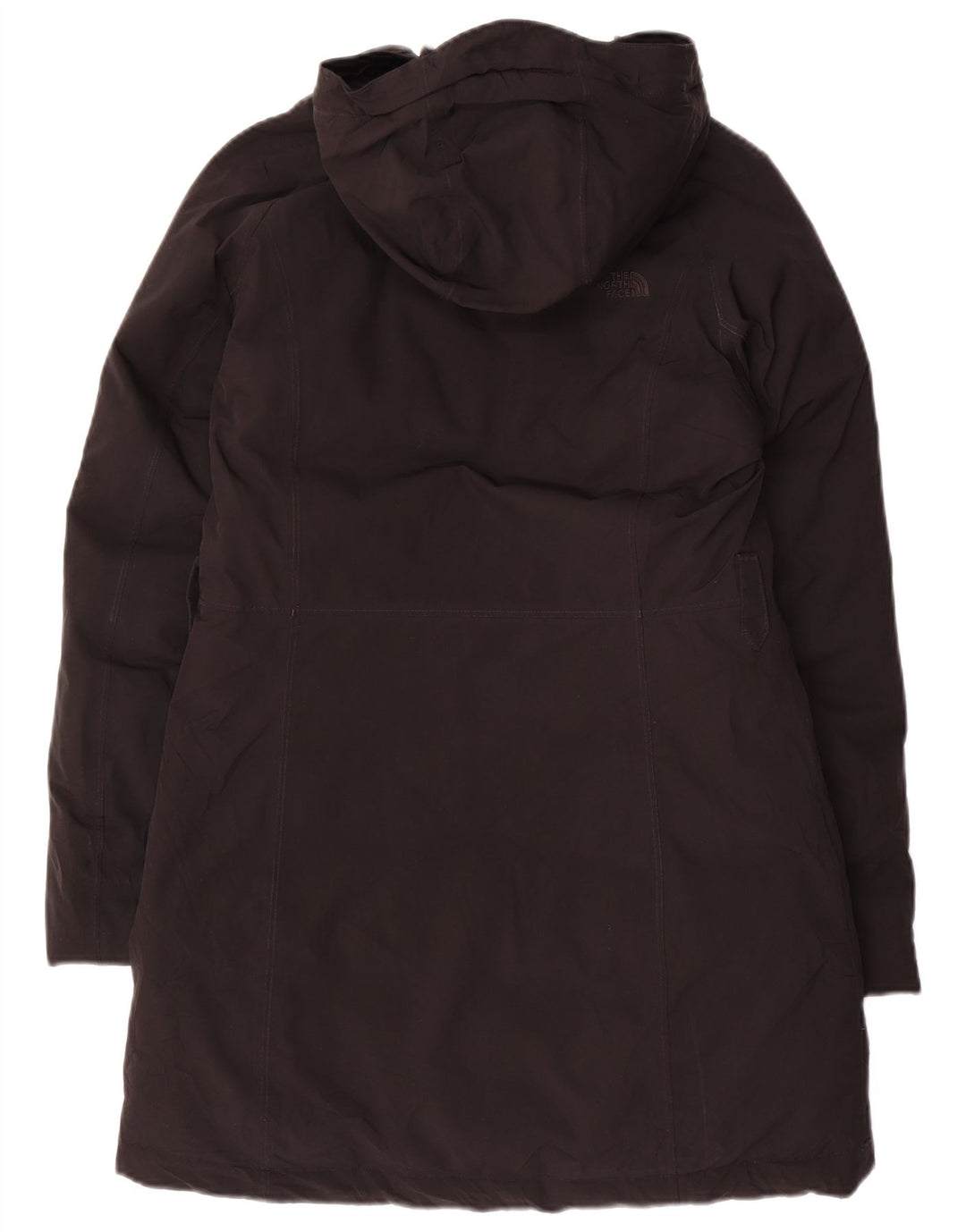 The North Face Womens Hooded Padded Coat UK 10 Small Black Polyester