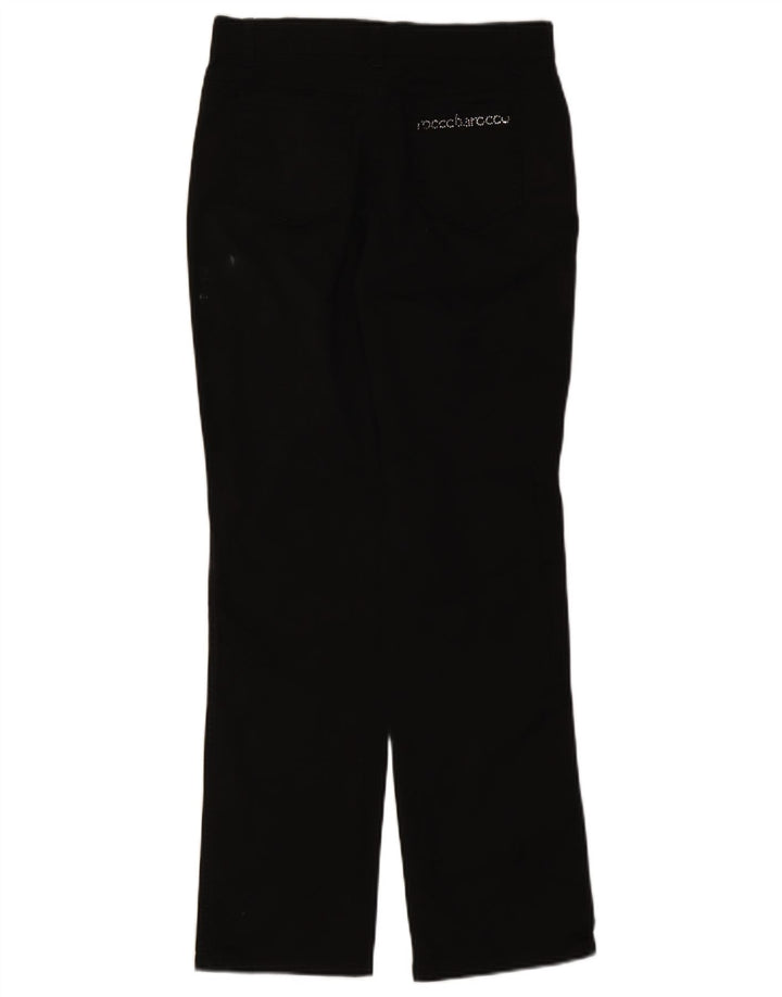 Roccobarocco Womens Straight Jeans W27 L30 Black