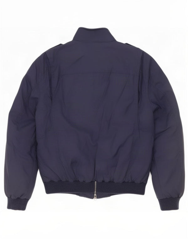 Blauer Mens Military Padded Jacket UK 42 XL Navy Blue Polyamide