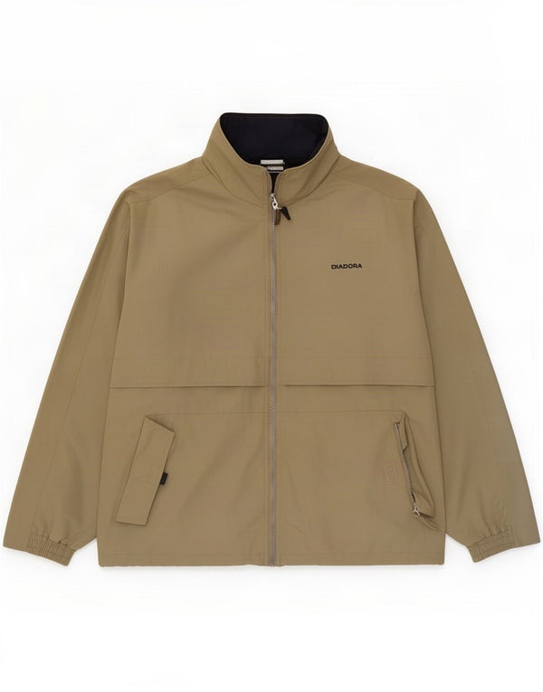 Diadora Mens Tracksuit Top Jacket XL Khaki Polyamide