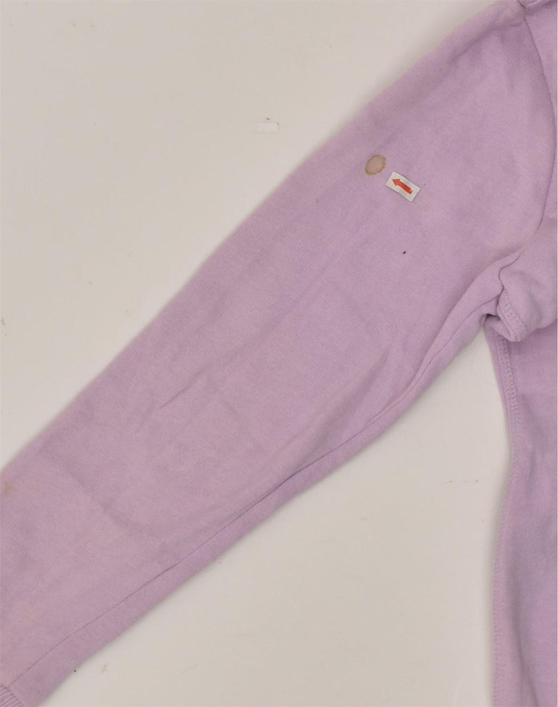 SUPERDRY Womens Zip Hoodie Sweater UK 16 Large Purple Cotton | Vintage Superdry | Thrift | Second-Hand Superdry | Used Clothing | Messina Hembry 