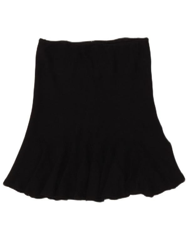 Simona Barbieri Womens Twin-Set Knit Trumpet Skirt W30 Medium Black