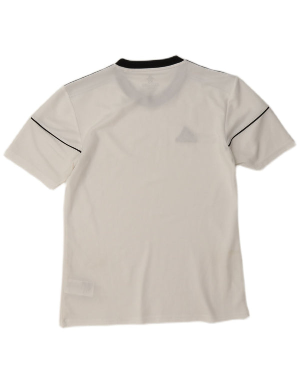 Adidas Mens Climalite T-Shirt Top XS White Colourblock Polyester