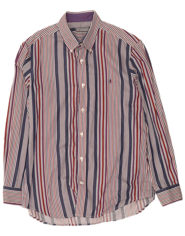 Harmont & Blaine Mens Shirt Large Multicoloured Striped