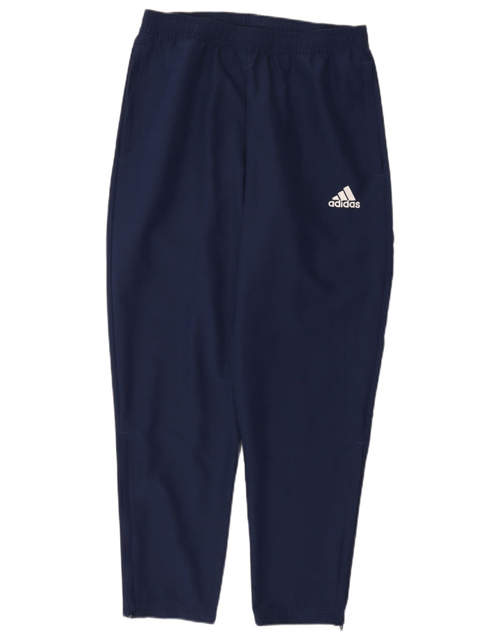 Adidas Mens Tracksuit Trousers Medium  Navy Blue Polyester