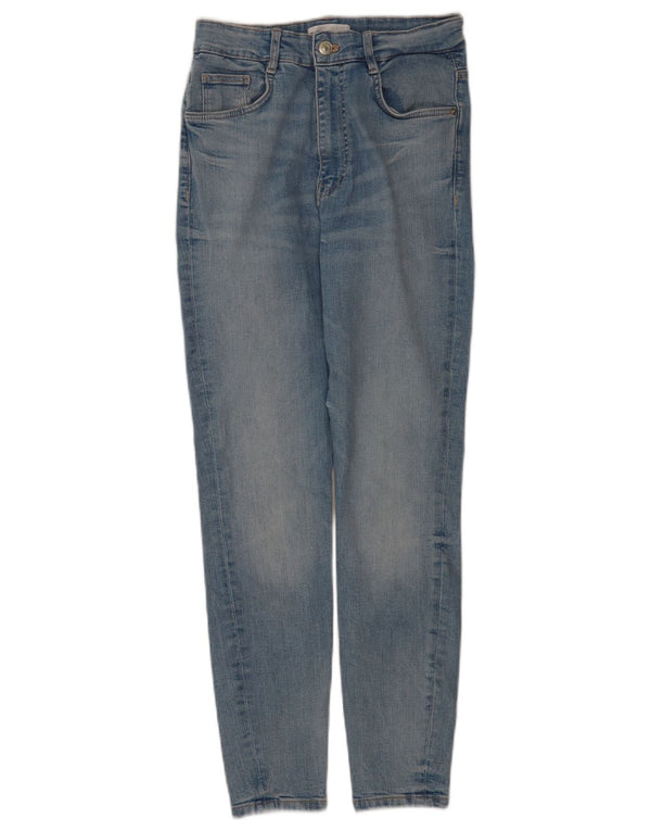 Zara Womens Slim Jeans EU 38 Small W28 L28 Blue Cotton