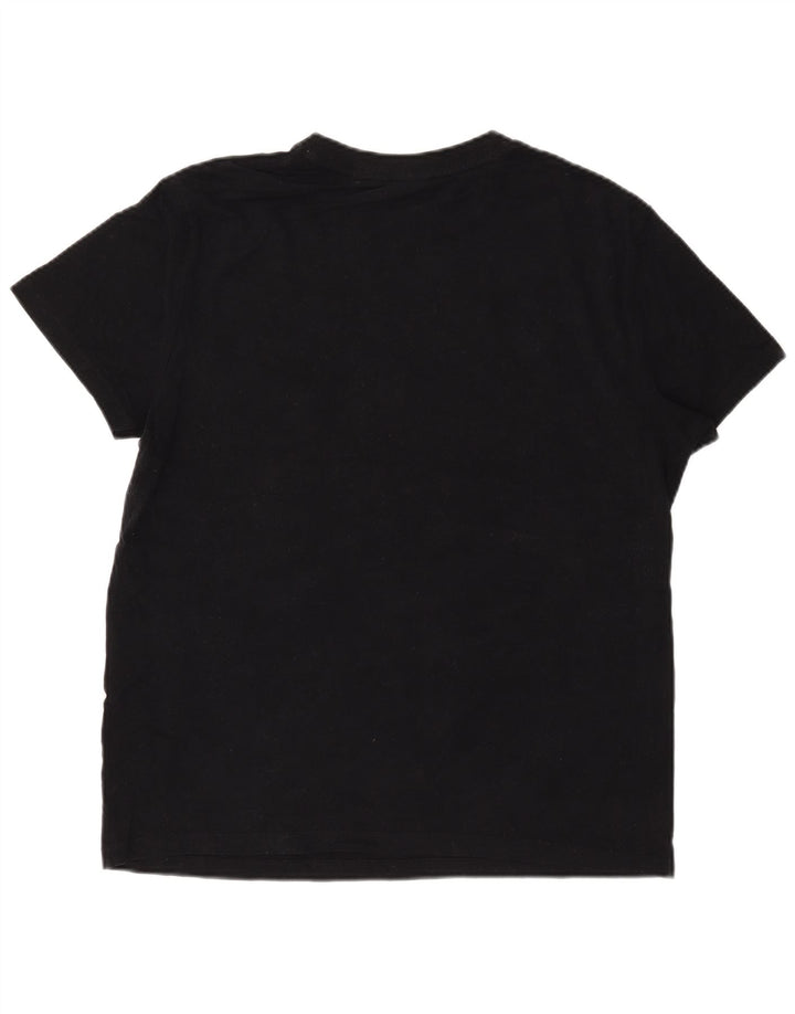Superdry Mens T-Shirt Top XL Black Cotton