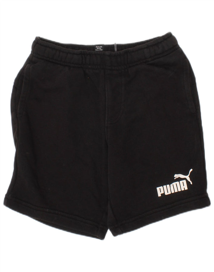 PUMA Boys Sport Shorts 5-6 Years  Black Cotton
