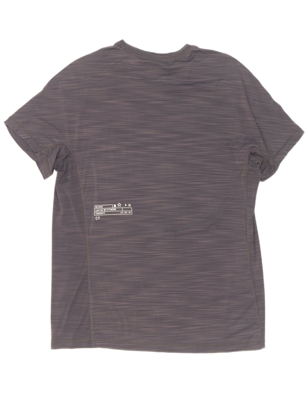 Reebok Mens Cross Fit T-Shirt Top XL Grey Flecked