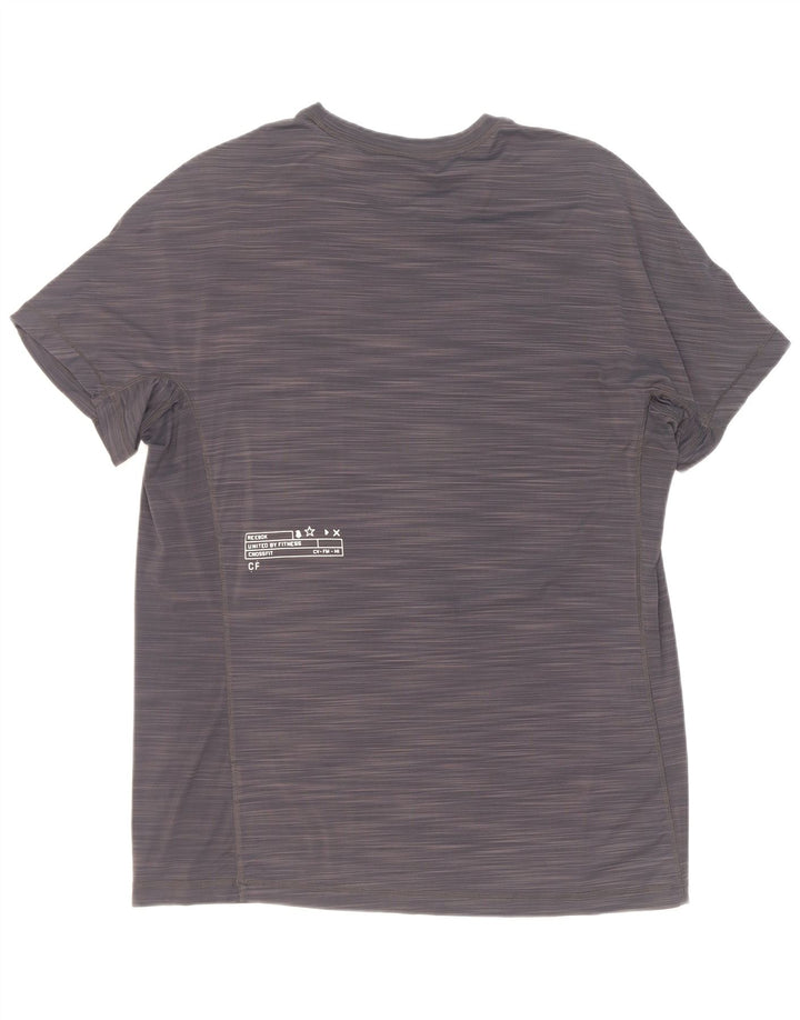 Reebok Mens Cross Fit T-Shirt Top XL Grey Flecked