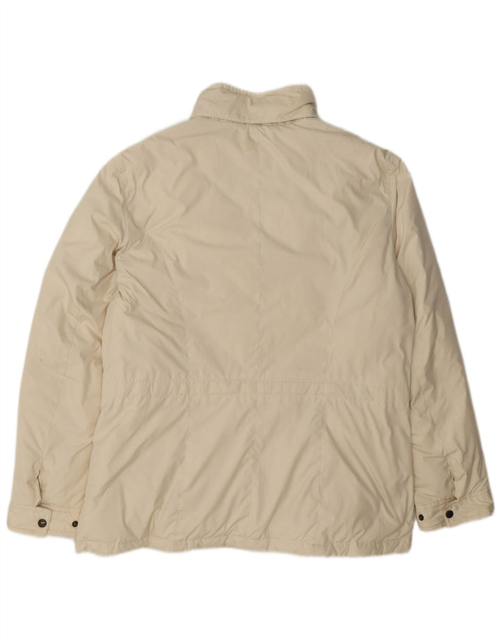 Paul & Shark Womens Utility Jacket UK 18 XL Off White Polyester Classic
