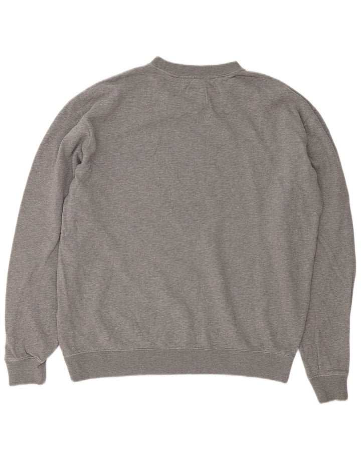 Jack Wills Mens Sweatshirt Jumper Medium Grey Flecked Cotton