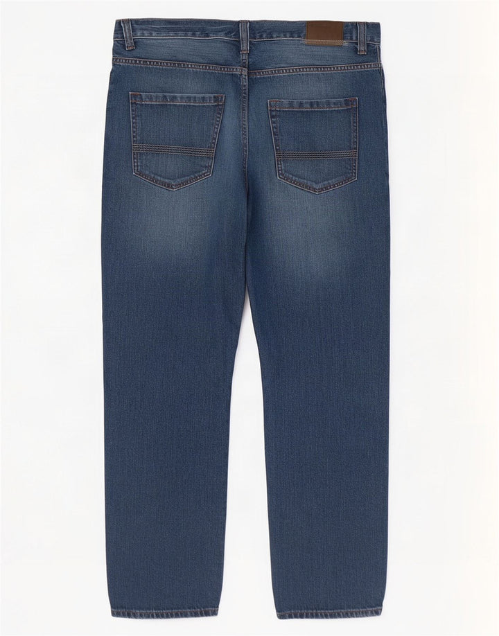 Timberland Mens Straight Jeans W36 L32 Blue Cotton