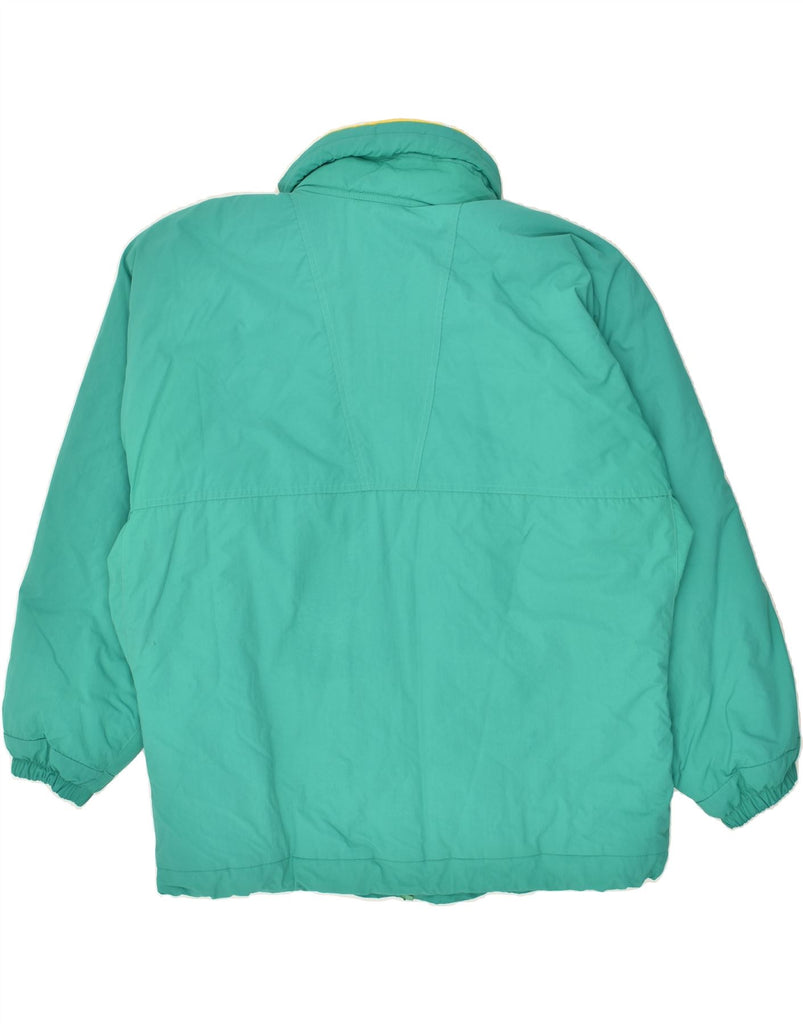 BELFE Womens Oversized Windbreaker Jacket UK 18 XL Green Nylon | Vintage Belfe | Thrift | Second-Hand Belfe | Used Clothing | Messina Hembry 