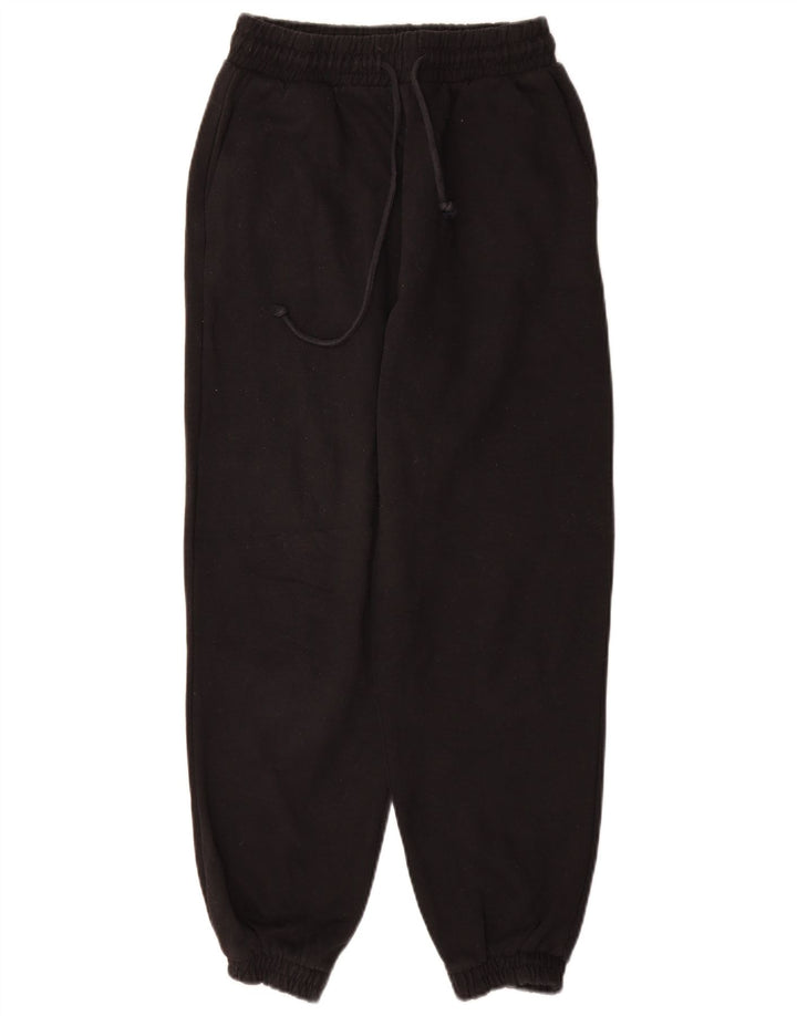 Zara Womens Tracksuit Trousers Joggers UK 8 Small Black