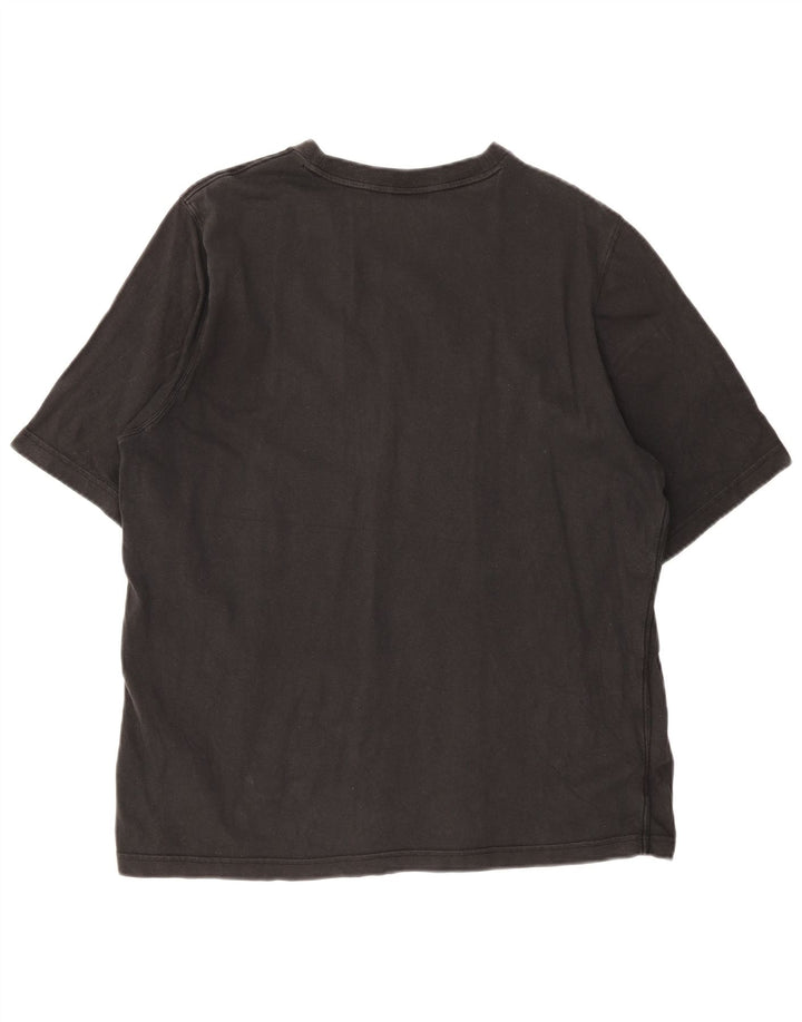Adidas Mens Graphic T-Shirt Top Medium Black Cotton
