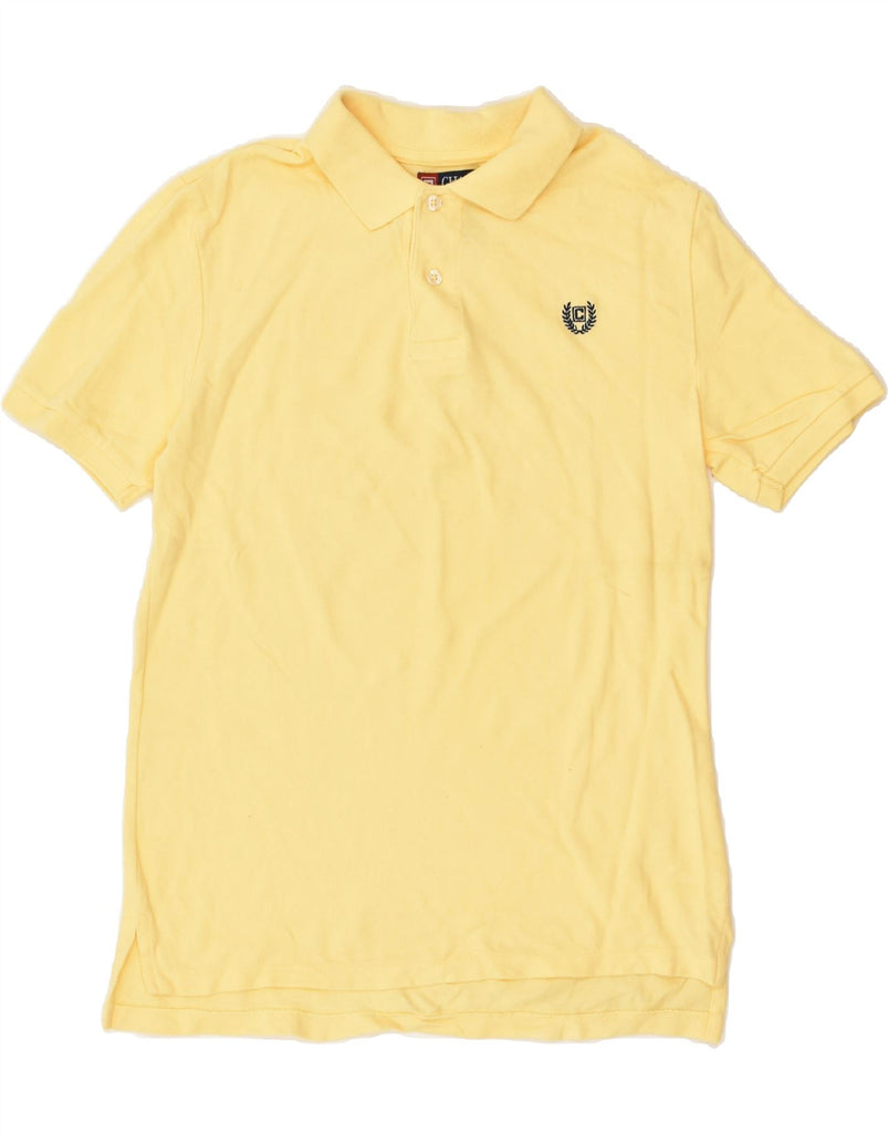 CHAPS Boys Polo Shirt 14-15 Years Large  Yellow Cotton | Vintage Chaps | Thrift | Second-Hand Chaps | Used Clothing | Messina Hembry 