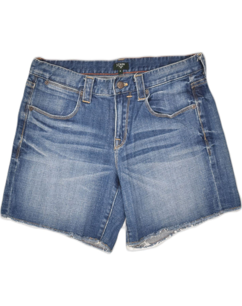 J. CREW Womens Denim Shorts US 6 Medium W30 Blue Cotton | Vintage J. Crew | Thrift | Second-Hand J. Crew | Used Clothing | Messina Hembry 