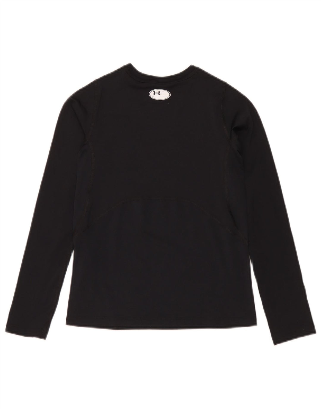 Under Armour Boys Heat Gear Top Long Sleeve 9-10 Years Medium Black