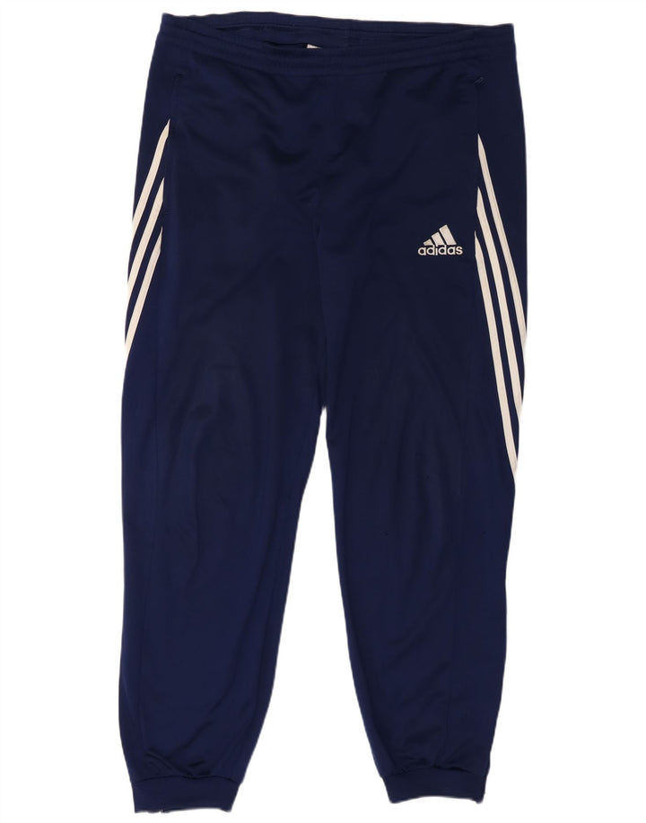 Adidas Mens Tracksuit Trousers Joggers 2XL  Navy Blue