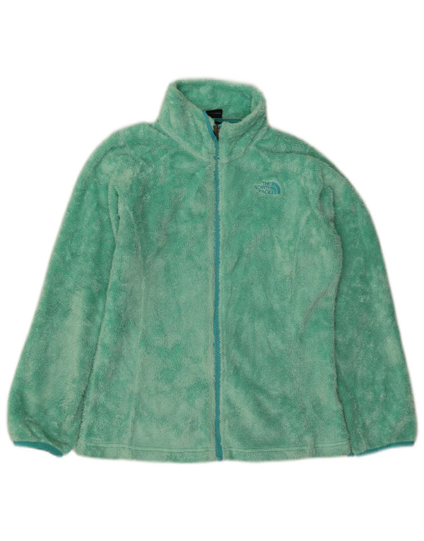 The North Face Girls Fleece Jacket 14-15 Years Large Turquoise Polyester