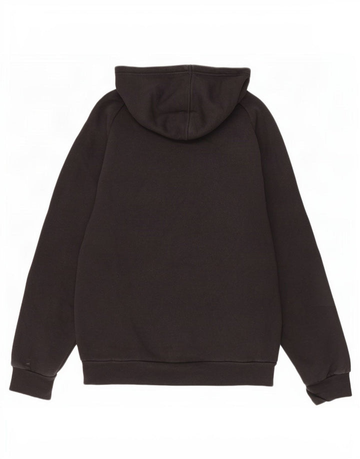 Adidas Mens Hoodie Jumper Medium Black Cotton