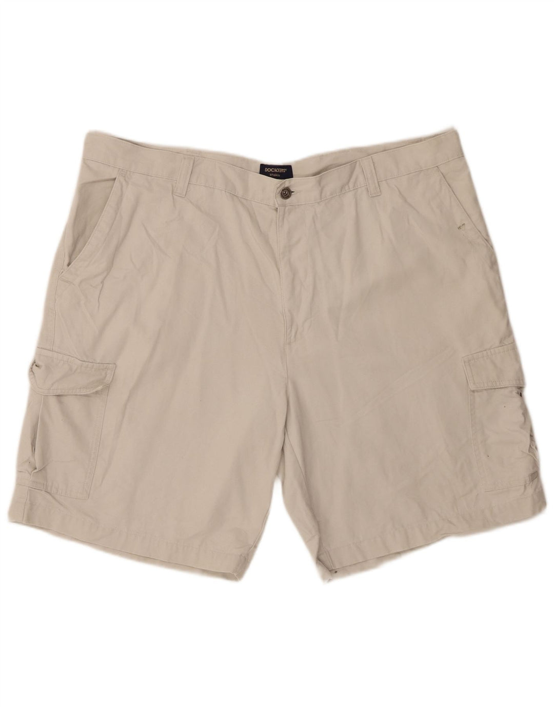 Dockers Mens Khakis Cargo Shorts W42 2XL Beige Cotton