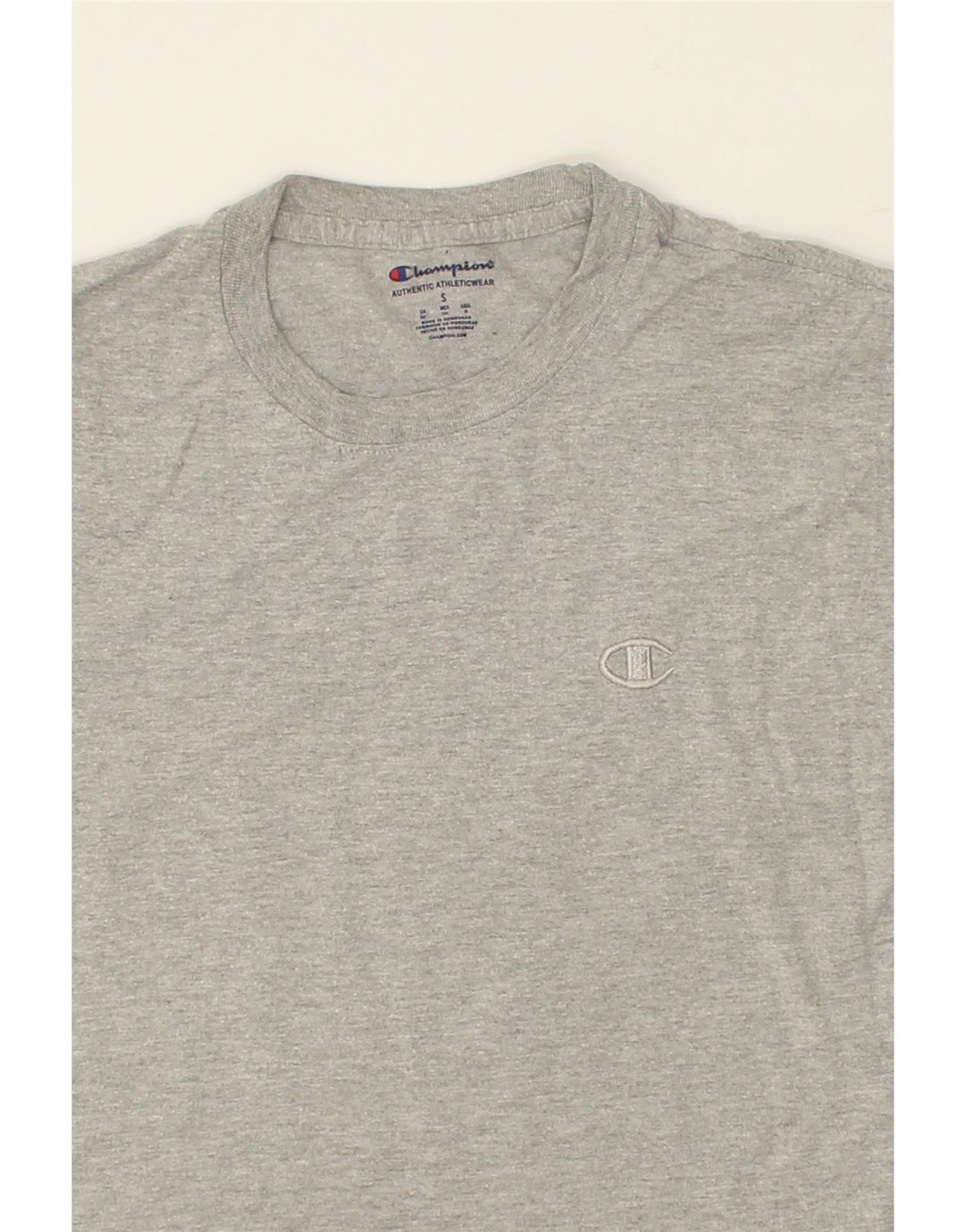 CHAMPION Mens T-Shirt Top Small Grey Vintage Champion and Second-Hand Champion from Messina Hembry 