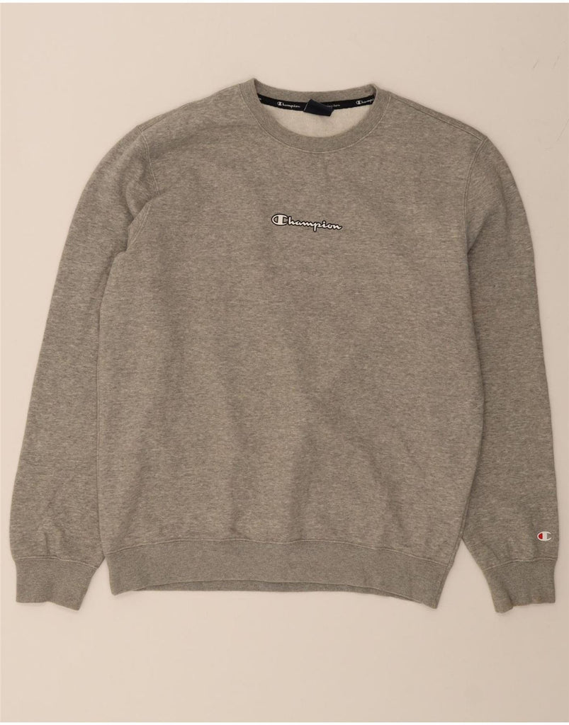 CHAMPION Mens Sweatshirt Jumper Large Grey Vintage Champion and Second-Hand Champion from Messina Hembry 
