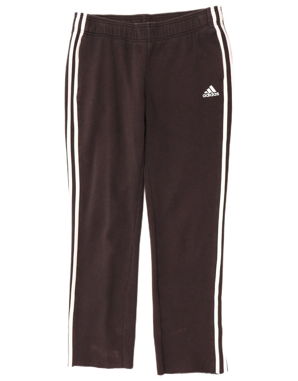 Adidas Womens Tracksuit Trousers UK 12/14 Medium Black Cotton