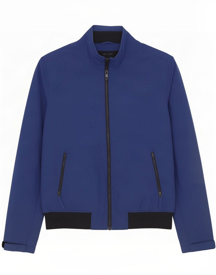 Woolrich Mens Windbreaker Jacket UK 42 XL Blue Colourblock Polyamide
