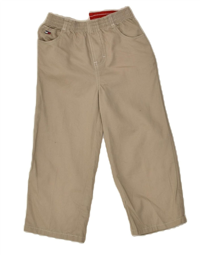 TOMMY HILFIGER Boys Straight Casual Trousers 3-4 Years W20 L15  Beige | Vintage Tommy Hilfiger | Thrift | Second-Hand Tommy Hilfiger | Used Clothing | Messina Hembry 